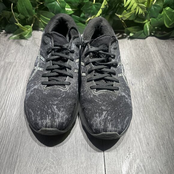 Asics Gel-Nimbus 24 Platinum Lace-Up Black Synthetic Mens Running Shoes 8.5 main image 7